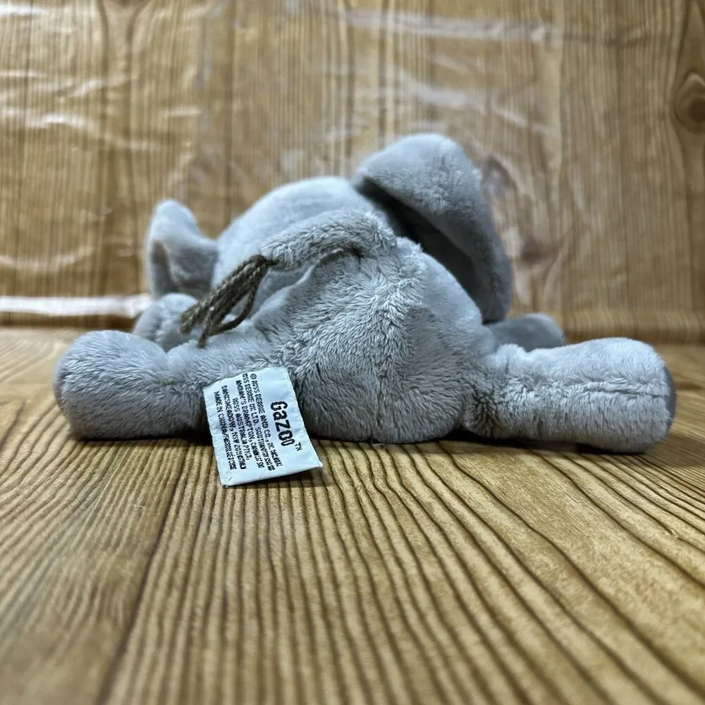 Russ Little Peepers Plush Elephant Grey Russ Berrie Gazoo Big Blue Eyes 12